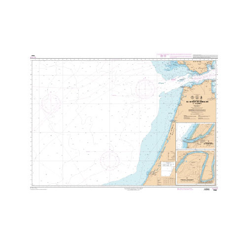 Shom Raster Géotiff - 7550 - INT 1935 - (fac-similé de la carte ES 215) - Du Détroit de Gibraltar à Kenitra