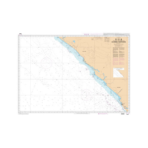 Shom Raster Geotiff - 7588 - INT 2813 - Côtes du Gabon et du Congo - De Gamba à Pointe Noire