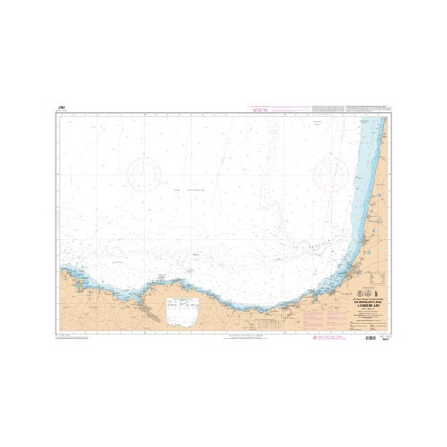 Shom Raster Géotiff - 7657 - INT 1805 - (fac-similé de la carte ES39A) - De Mimizan-Plage à Cabo de Ajo