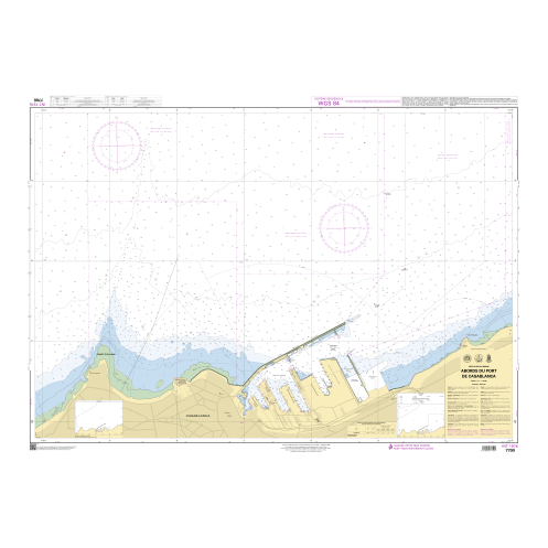 Shom Raster Geotiff - 7700 Abords du Port de Casablanca