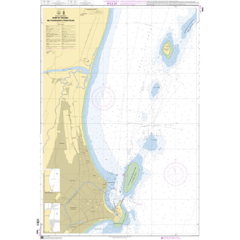 Shom Raster Géotiff - 7683 - Port et passes de Toamasina (Tamatave)