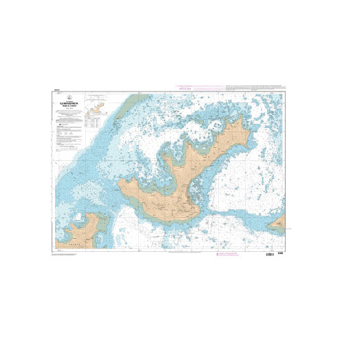 Shom Raster Géotiff - 6463 - Île Mangareva - Passe de l'Ouest