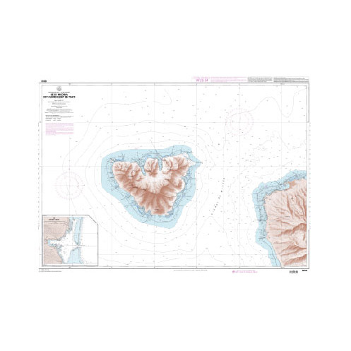 Shom Raster Géotiff - 6658 - Ile de Mooréa - Côte Nord-Ouest de Tahiti