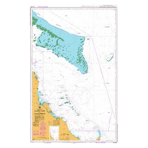 Australian Hydrographic Office - AUS490 - Sandy Cape to Swain Reefs