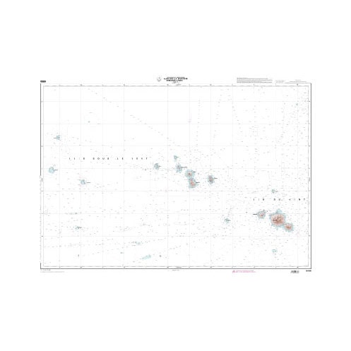 Shom Raster Géotiff - 6688 - Iles de la Société, de Manuae à Tahiti