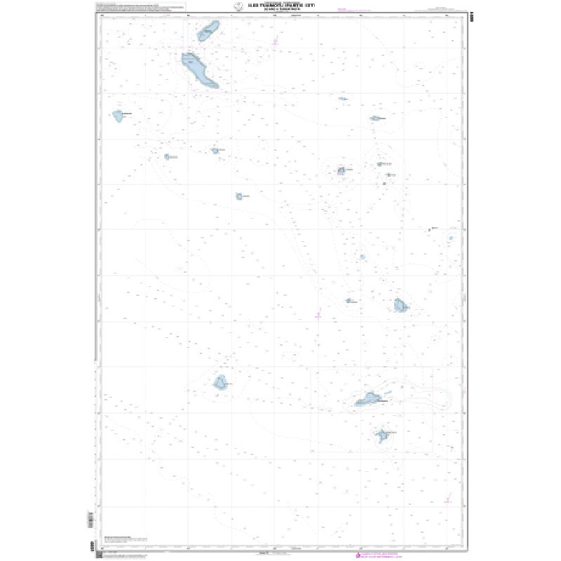 Shom Raster Géotiff - 6691 - Iles Tuamotu (partie Est) de Hao à Fangataufa