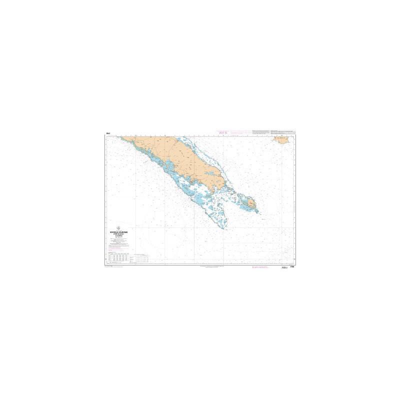 Shom Raster Géotiff - 6768 - Nouvelle-Calédonie (partie Sud) - Ile des pins