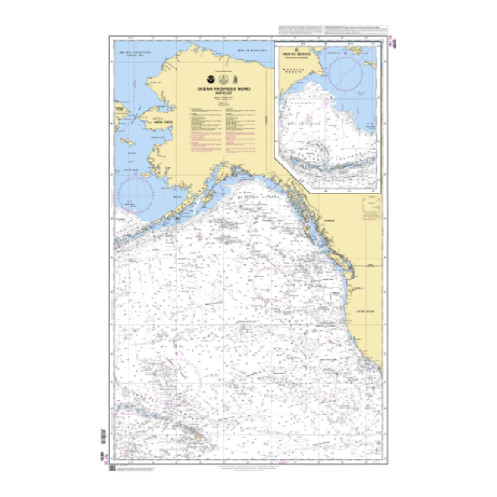 Shom Raster Géotiff - 6835 - Océan Pacifique Nord - Partie Est