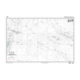 Shom Raster Géotiff - 6880 - carte marine numérique - Des îles Tonga à l'archipel des Tuamotu