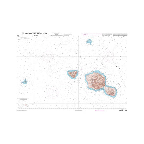 Shom Raster Géotiff - 6955 - Approches des îles de Tahiti et de Moorea - Iles de Maiao et de Tetiaroa