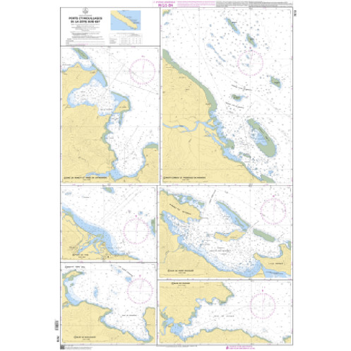 Shom Raster Géotiff - 7073 - Ports et mouillages de la côte Sud-Est de la Nouvelle-Calédonie