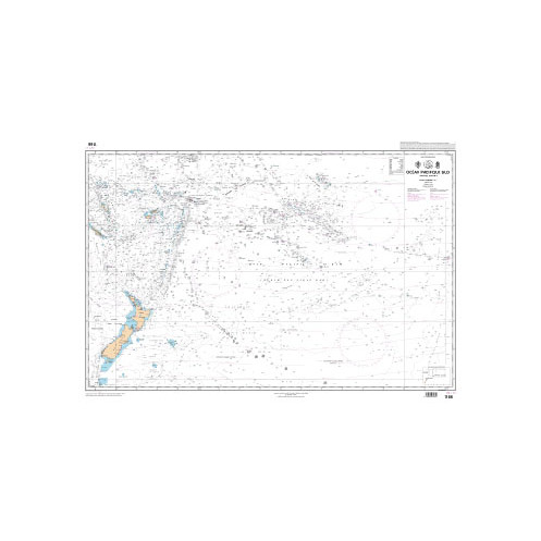 Shom Raster Géotiff - 7166 - Océan pacifique Sud - Partie Ouest