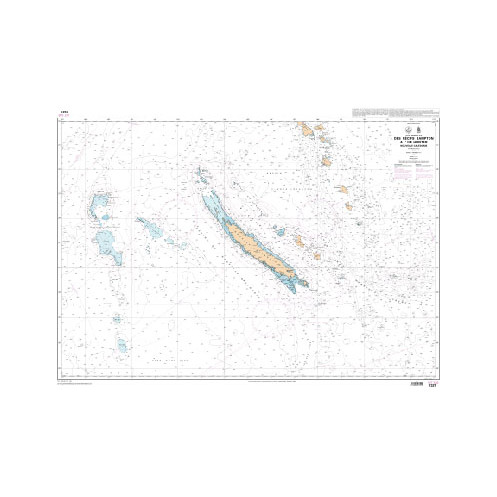 Shom Raster Géotiff - 7321 - Des Récifs Bampton à l'île Hunter - Nouvelle-Calédonie - Vanuatu