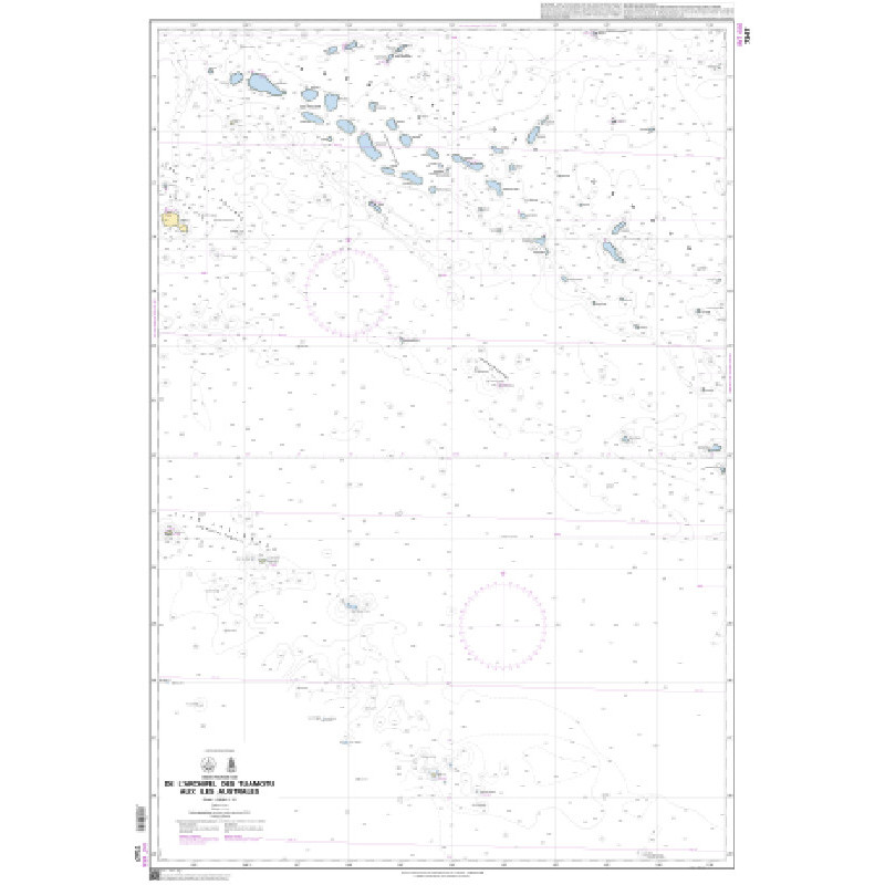 Shom Raster Géotiff - 7347 - De Île Tuamotu aux Iles Australes