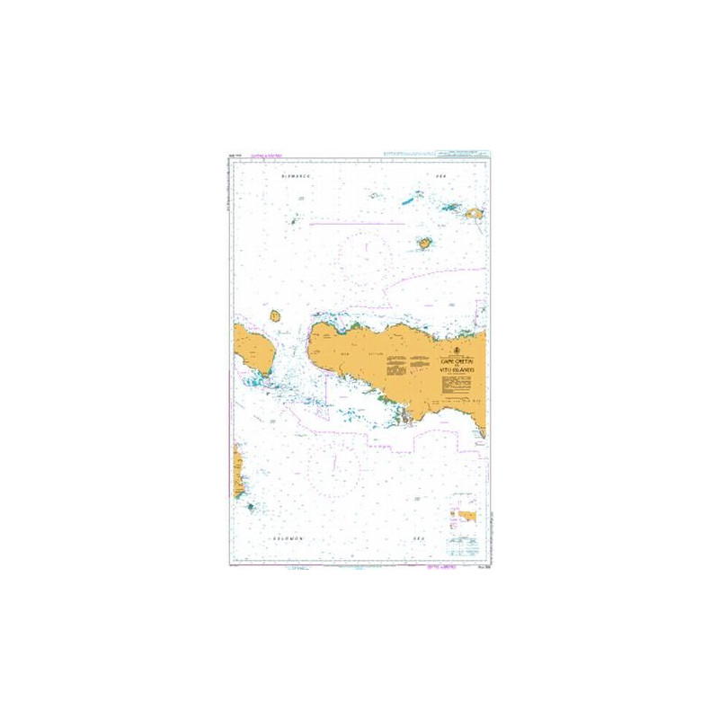Australian Hydrographic Office - AUS386 - Cape Cretin to Vitu Islands