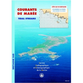 Shom - 558-UJC - Courant de marée : Côte Sud de Bretagne, d'Audierne au Croisic