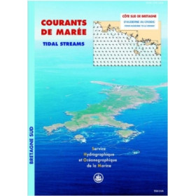 Shom - 558-UJC - Courant de marée : Côte Sud de Bretagne, d'Audierne au Croisic