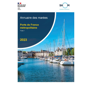 Shom - 235-MAC - Annuaire des marées 2023 - Tome 1 : Ports de France