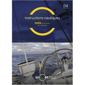 Shom - D4INC - Instructions nautiques : Italie (côte sud est), Mer Adriatique