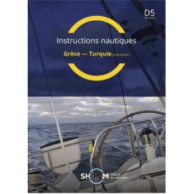 Shom - D5INC - Instructions nautiques : Grèce, Turquie (côte ouest)