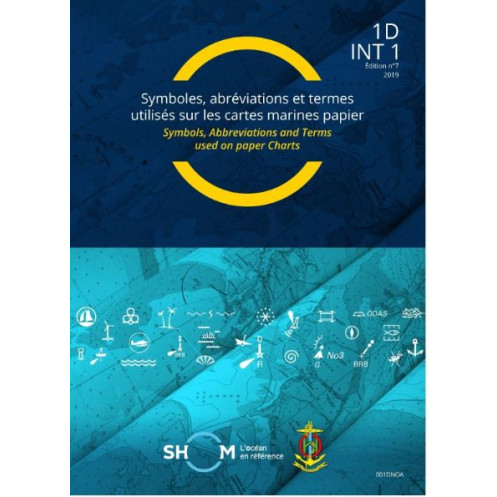 Shom - 001-DNOC - Symboles et abréviations figurant sur les cartes marines françaises