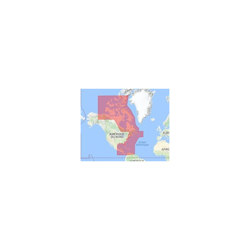 C-Map Max Megawide pour Adrena NA-M033 Atl. Coast, Gulf Of Mexico & Caribbean