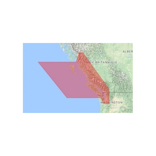 C-Map Max Wide pour Adrena NA-M025 Canada West including Puget Sound