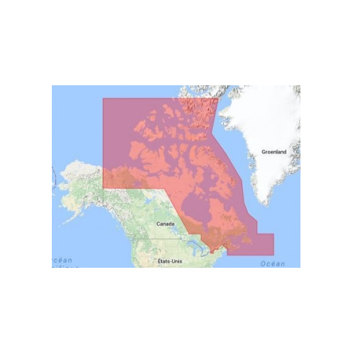 C-map - Max Wide pour Adrena NA-M021 - carte marine numérique - Nord et Est du Canada
