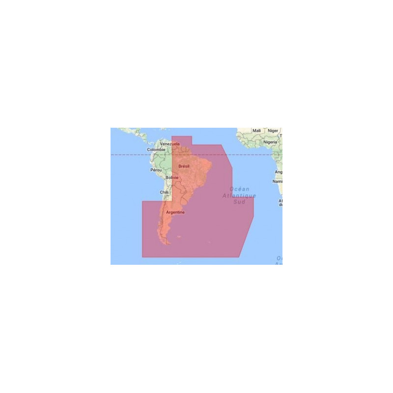 C-Map Max Wide pour Adrena SA-M501 Gulf Of Paria to Cape Horn