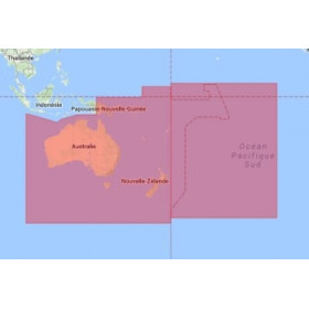 C-Map Max Megawide pour Adrena AU-M007 Aus-Nz, Png,Vanu,New Cal,Fiji,Fr Pol