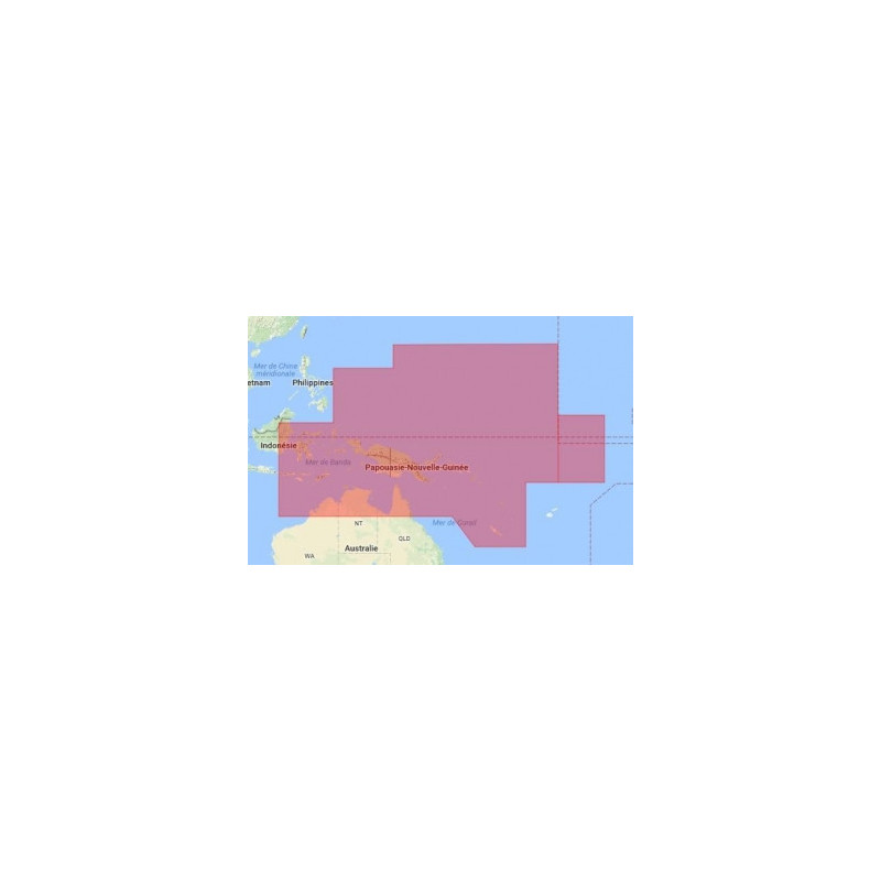 C-Map Max Megawide pour Adrena AU-M002 Papua - New Guinea and Solomon Is.