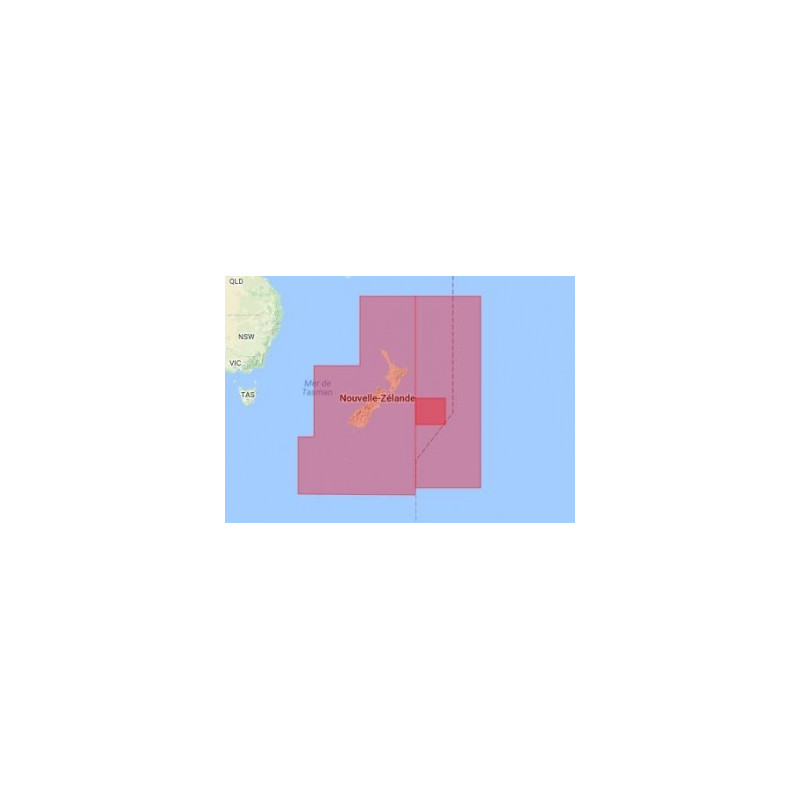 C-Map Max Wide pour Adrena AU-M222 New Zealand, Chatham I. and Kermadec I.