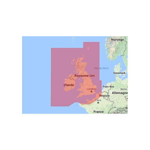 C-Map Max Wide pour Adrena EW-M226 Uk, Ireland and The Channel