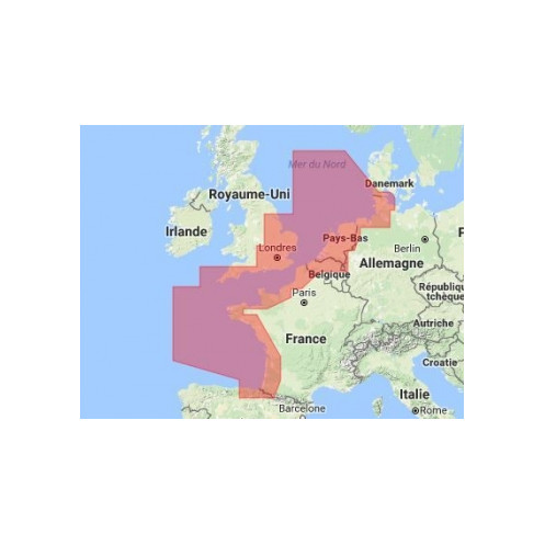 C-Map Max Wide pour Adrena EW-M227 North-West European Coasts