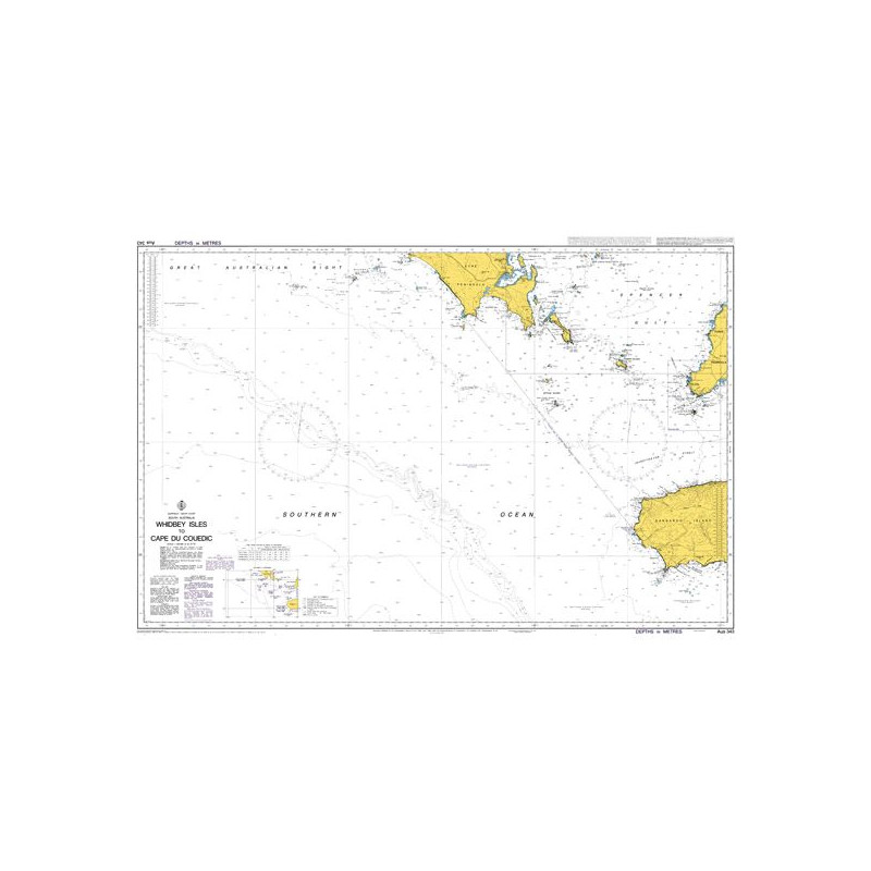 Australian Hydrographic Office - AUS343 - Whidbey Isles to Cape Du Couedic