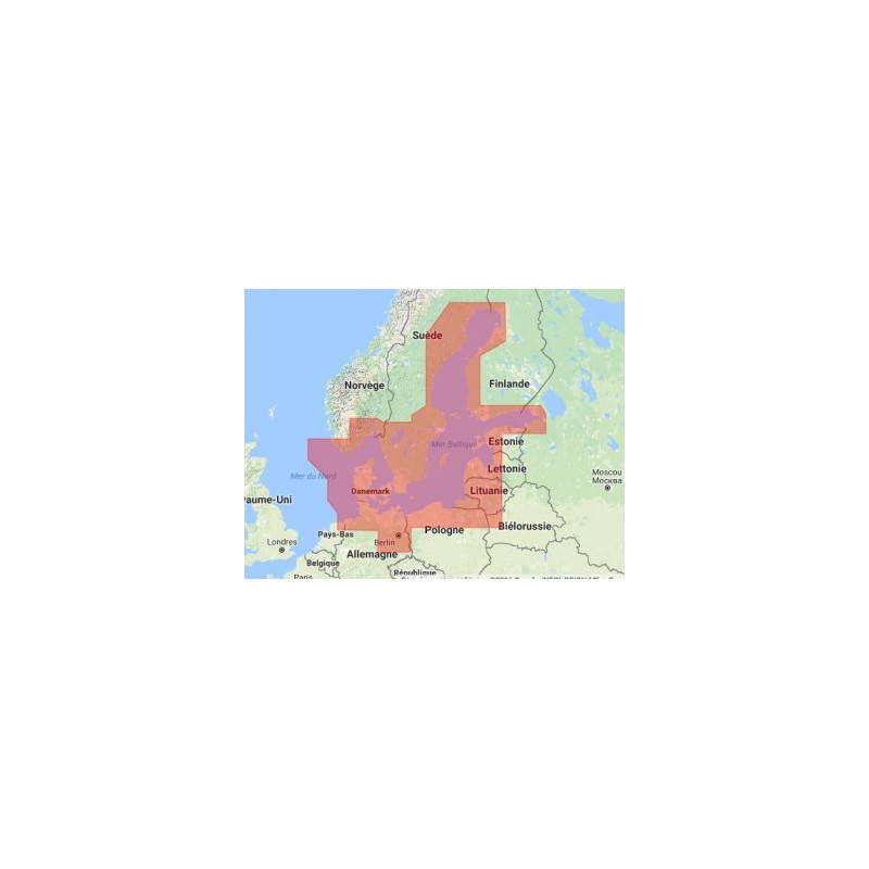 C-Map Max Wide pour Adrena EN-M299 Baltic Sea and Denmark