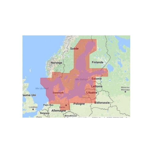 C-Map Max Wide pour Adrena EN-M299 Baltic Sea and Denmark