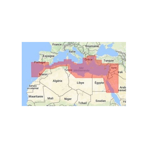 C-Map Max Wide pour Adrena EM-M112 South Mediterranean Sea and Aegean Sea