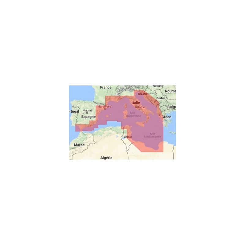 C-Map Max Wide pour Adrena EM-M076 South-West European Coasts