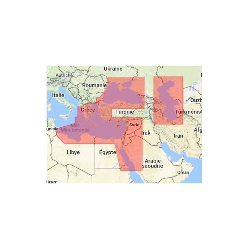 C-Map Max Wide pour Adrena EM-M111 East Mediterranean, Black Caspian Seas