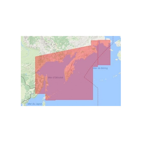 C-Map Max Wide pour Adrena AN-M013 Kamchatka Peninsula and Kuril Islands