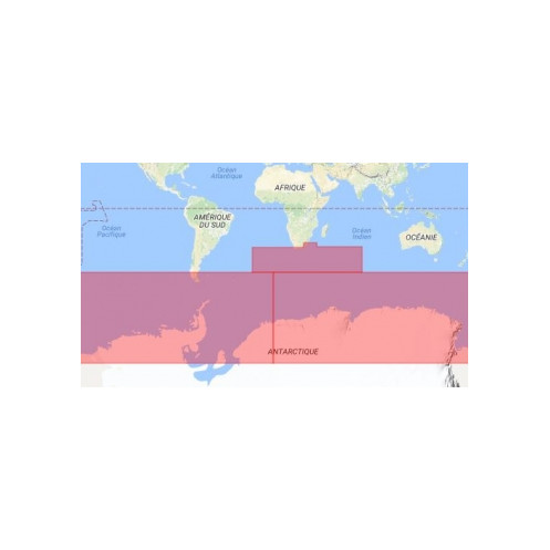 C-Map Max Megawide pour Adrena AF-M003 Antarctica