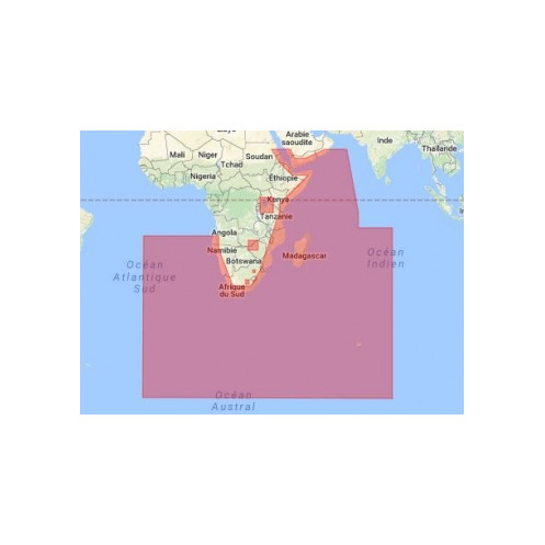 C-Map Max Wide pour Adrena AF-M209 South - East Africa