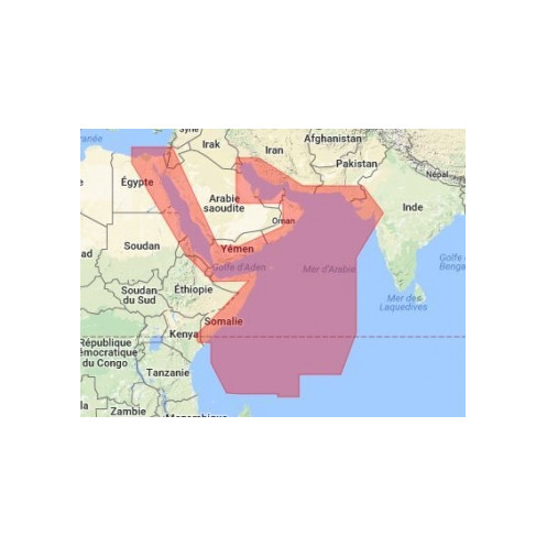 C-Map Max Wide pour Adrena ME-M204 Red Sea to The Gulf and Seychelles Is.