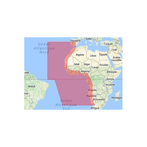 C-Map Max Wide pour Adrena AF-M210 North - West Africa