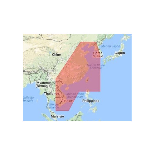 C-Map Max Wide pour Adrena AS-M214 China, Taiwan and Vietnam
