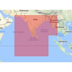 C-Map Max Wide pour Adrena IN-M201 Eastern India and Maldives