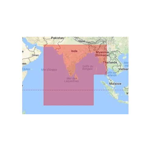 C-Map Max Wide pour Adrena IN-M201 Eastern India and Maldives