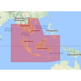 C-Map Max Wide pour Adrena IN-M203 Thailand, Malaysia, West Indonesia