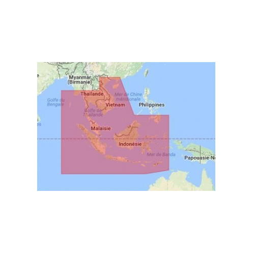 C-Map Max Wide pour Adrena IN-M203 Thailand, Malaysia, West Indonesia